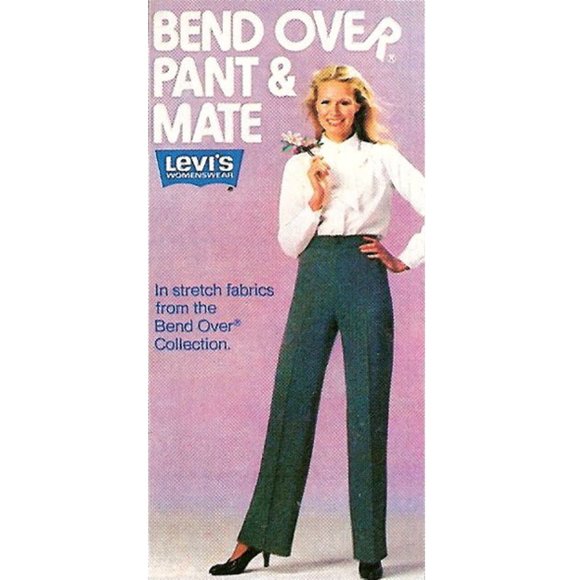 Rare 70s Levi's Bent Over High Waist Dress… - Picture 13 of 13